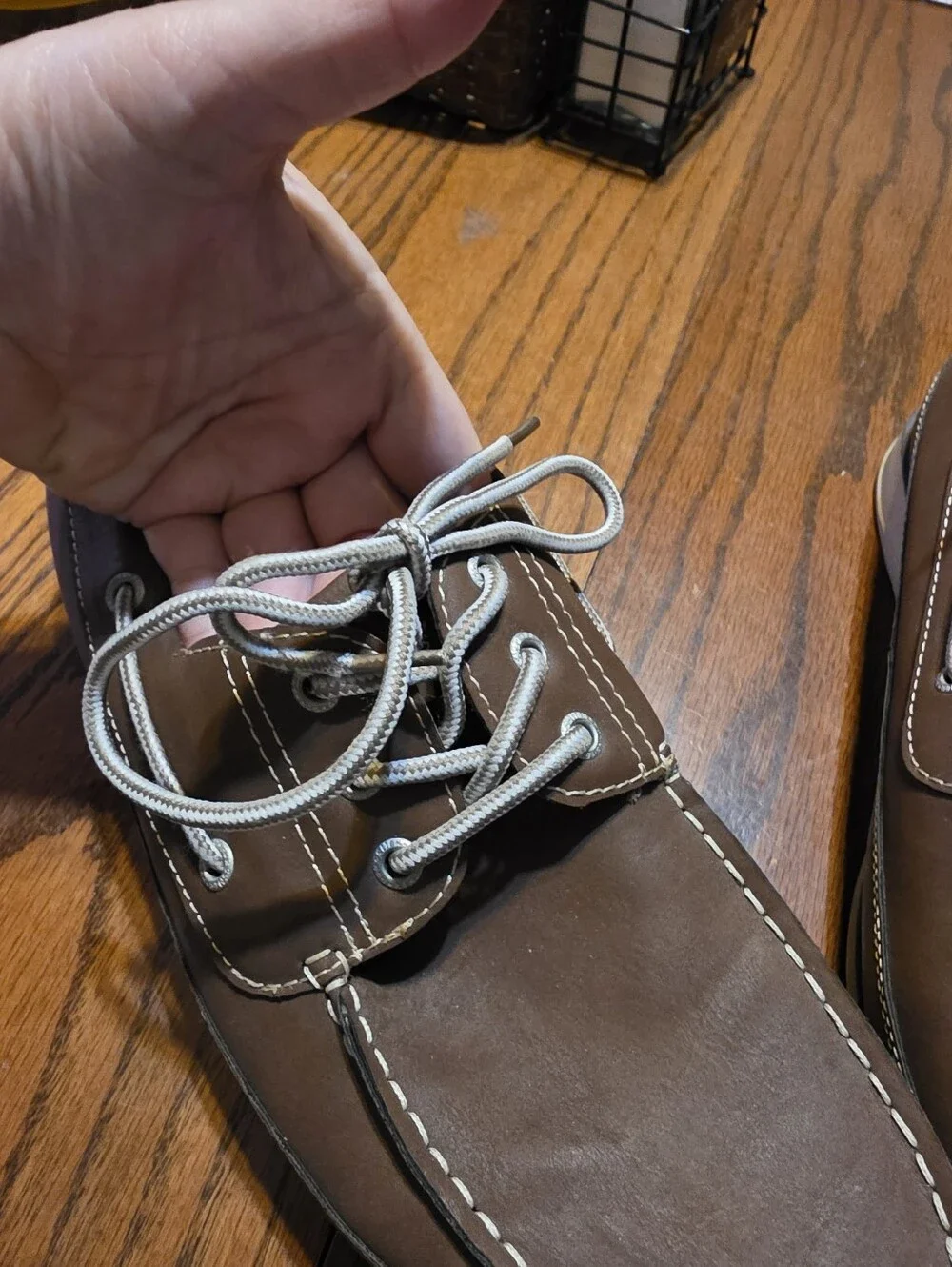 David Stone Boat Shoes Brown Size 11